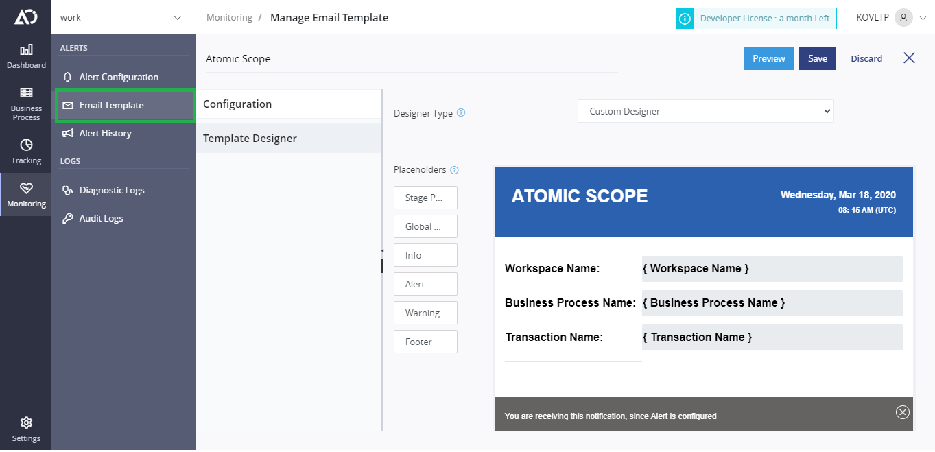 Atomic Scope Email template